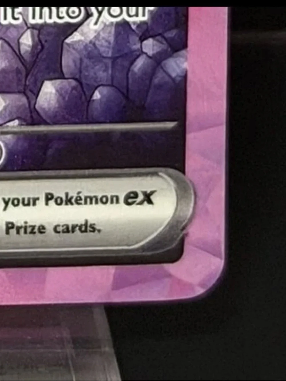 Pokemon Espeon ex Holo Rainbow Purple Pink